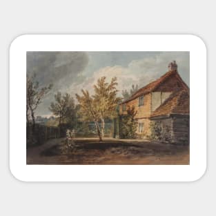 A Country Cottage Sticker